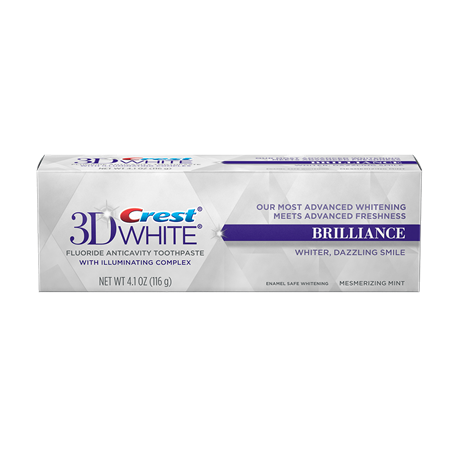 crest 3d white brilliance toothpaste or strips