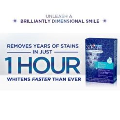 crest 1 hour express whitening strips