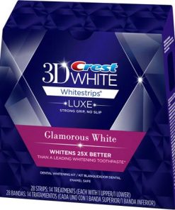 glamorous white whitening strips