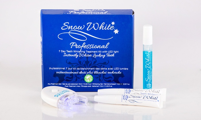 snow white professional teeth whitening kit